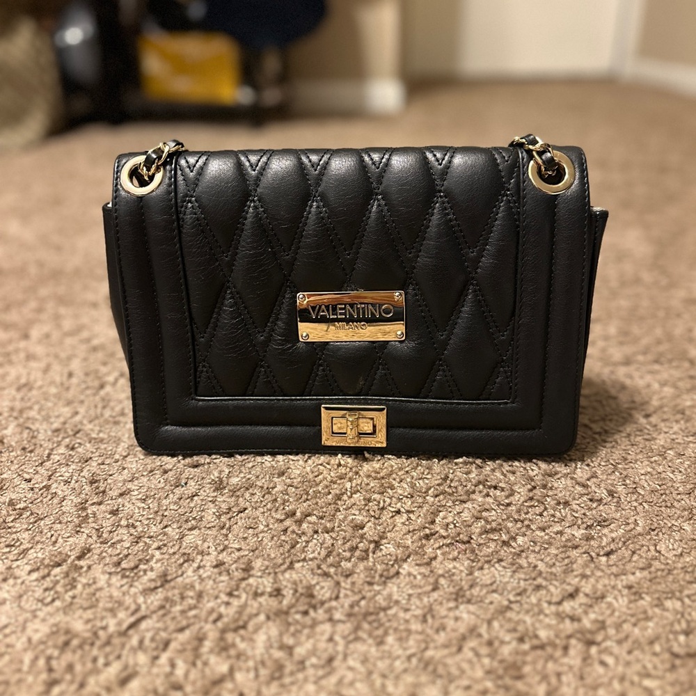 Valentino Black Quilted Women's Bag